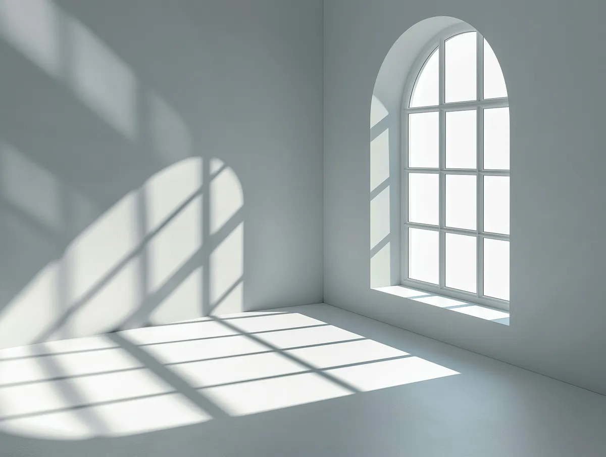 Light through an arched window